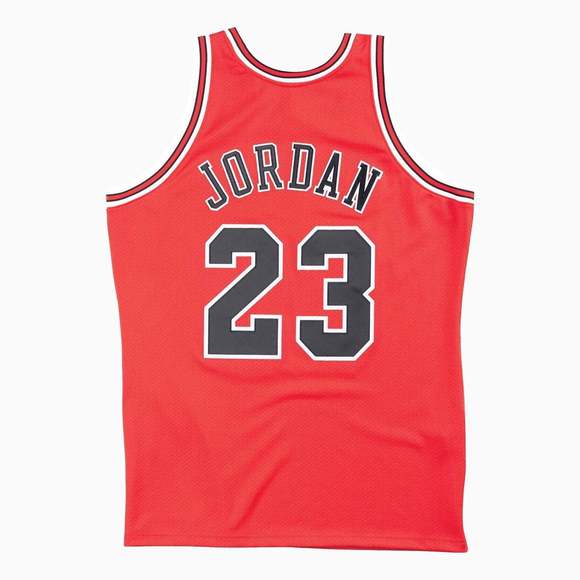 Authentic Michael Jordan Chicago Bulls Road Finals NBA 1995-96